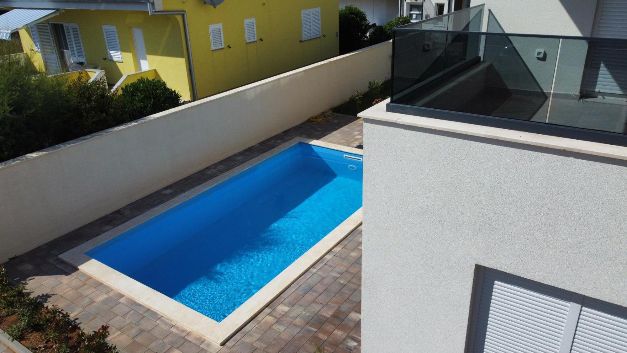 Apartment Relex With Pool & Jacuzzi Privlaka  Eksteriør bilde